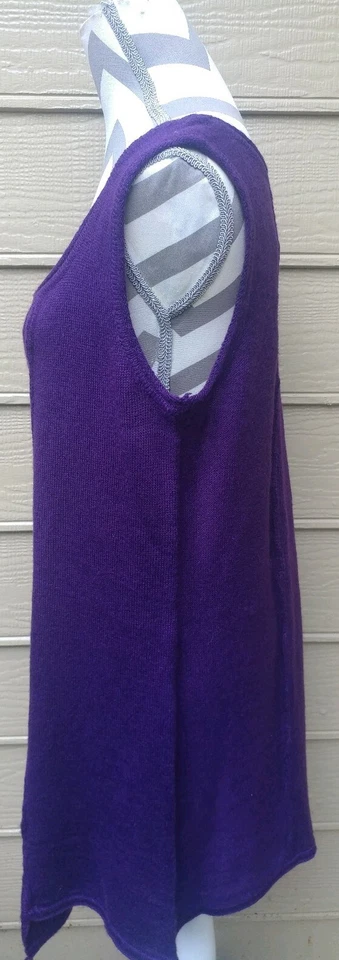 Новый с Ярлыками новое направление фиолетовый без рукавов Shift платье совок размер L  - Изображение 2 из 4