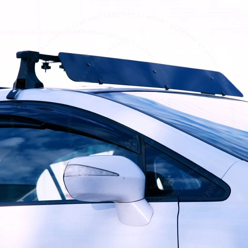 Fit Ford Wind Fairing Cross Bars Noise Reducer Roof Top Rack Air Deflector Kit Foto 2 de 4