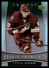 2006-07 Upper Deck Trilogy Patrick Fischer Rookie /999 Phoenix Coyotes #144