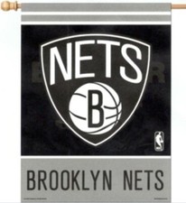 NBA18-105LSRA Heavy Duty 27 X37  BROOKLYN NETS BANNER no pole 