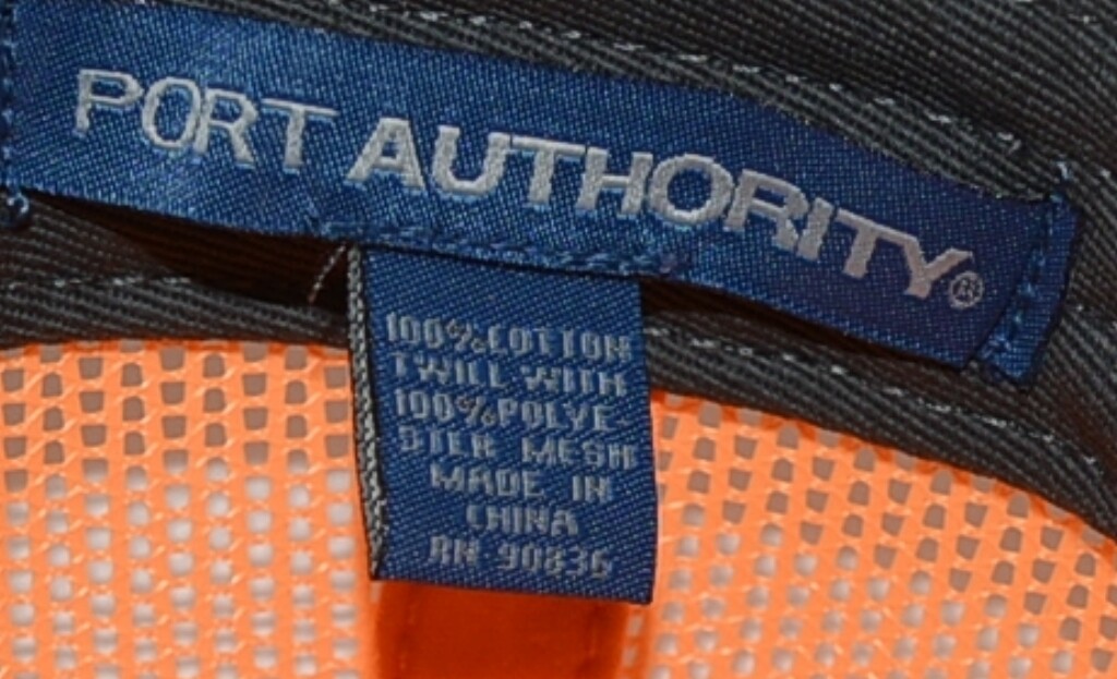 Port Authority C112 Snapback Trucker Cap Grey Steel Neon