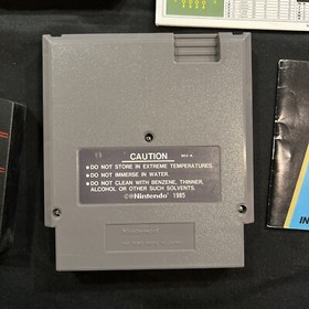 Nintendo NES Game: NFL Football. Cart, Box, Manual in Protective Case As Pics 🤪