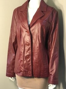 wilson leather red jacket