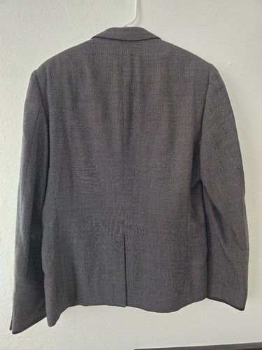 Versace Collection Men's Gray Blazer Coat Suit Jacket Lana Wool, Size 52 - Picture 6 of 8