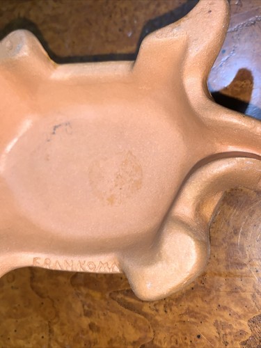 VINTAGE FRANKOMA TURTLE PAPERWEIGHT TAN / BROWN - Picture 10 of 12