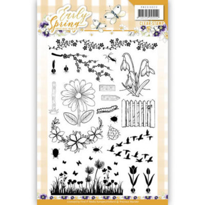 Clearstamp / Stempel Early Spring -  Precious Marieke  (PMCS10023)