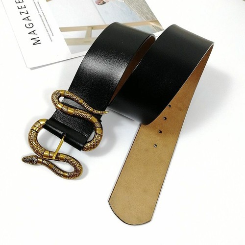 Women Leather Corset Belt Genuine Plus Size Wide Dress Cinturon Coat Accessories - Picture 11 of 12