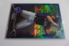 2016 Bowman Chrome Prospects Blue Shimmer Refractors #BCP179 Forrest Wall