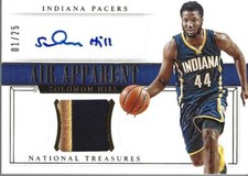 2014-15 Panini National Treasures Air Apparent Prime Solomon Hill Auto Jersey/25