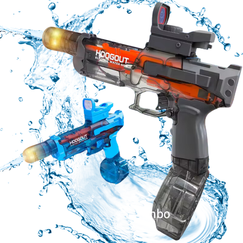 High Power Electric Water Gun Toy 25-32Ft Range- Powerful Water Squirt - Gray