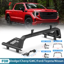 Full-Size Front Bed Rack Roll Bar For 1999-2024 Chevy silverado/GMC sierra 1500