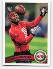 2011 Topps #412 Ronald Johnson NM-MT RC Rookie 49ers ID:100455