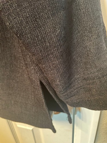 NWT Melrose Studio Blazer Jacket Black Womens Chenille Textured (Unlined) SZ M - Picture 6 of 7