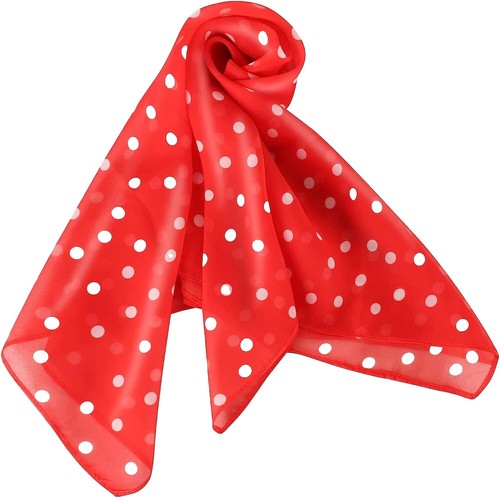 John Comfort Silk Bow Tie Adjustable Red White Polka Dot Made In