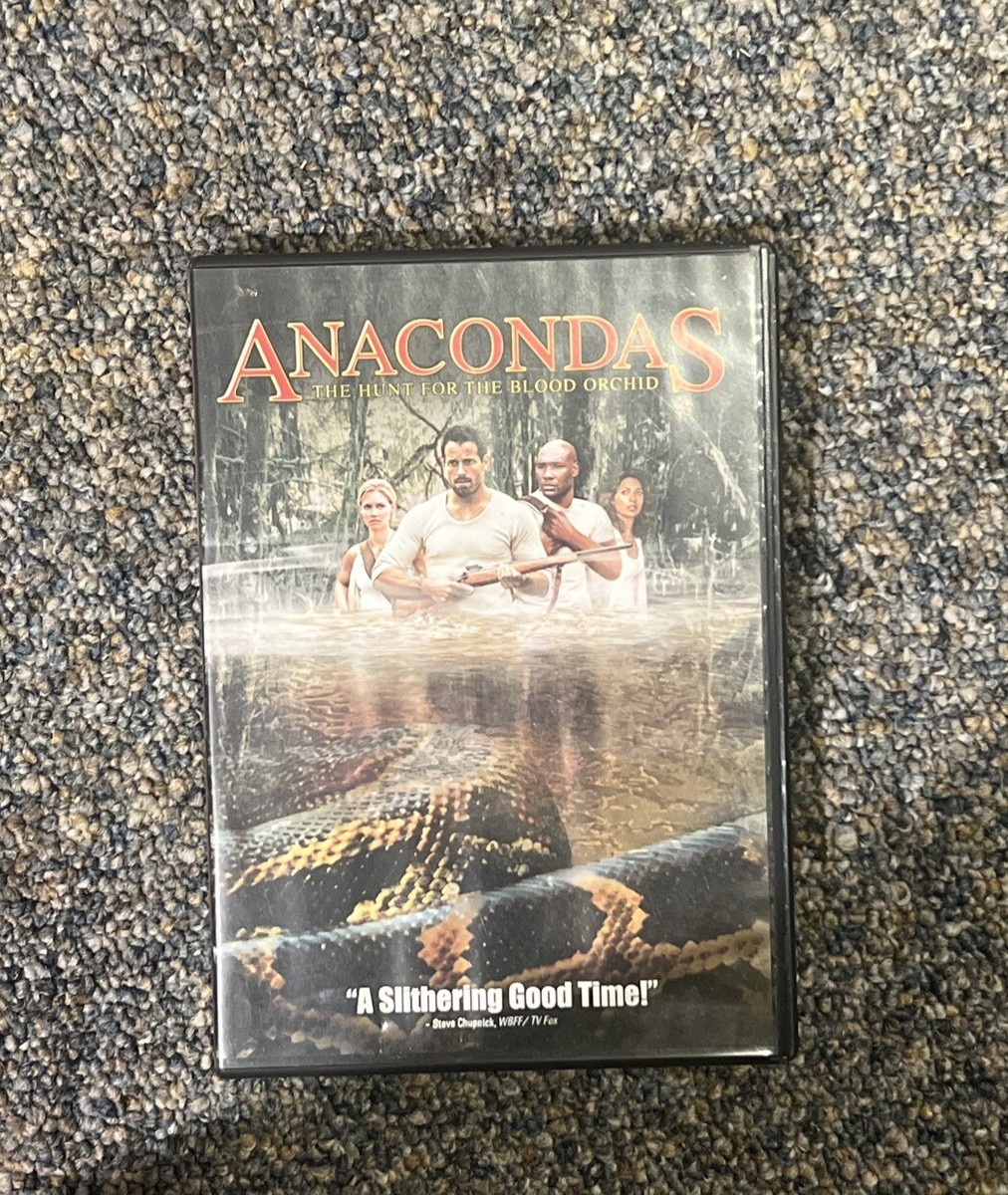 Anacondas The Hunt for the Blood Orchid DVD GOOD 43396032552