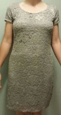 NEW Tiana B Scoopneck Short Sleeve Lace Dress Size Large $98 Retail