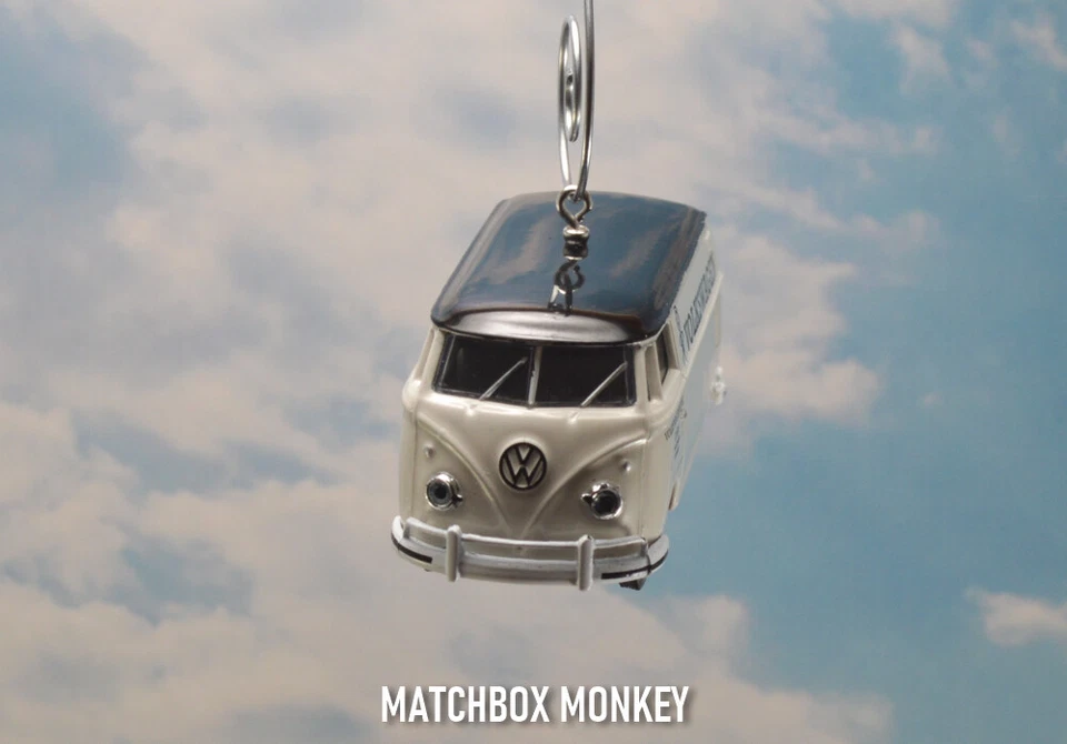 Furgoneta panel Volkswagen VW blanco adorno de Navidad servicio alemán entrega Foto 3 de 4