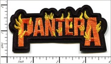 22 Pcs Embroidered Iron on patches Pantera Rock Music Band 95x45mm AP056pR