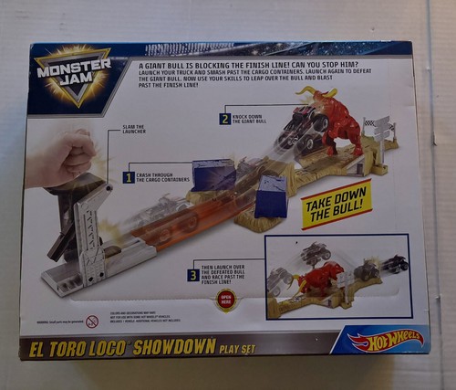 Hot Wheels MONSTER JAM - EL TORO LOCO SHOWDOWN - NUOVO & sigillato in fabbrica, RARO - Foto 2 di 6