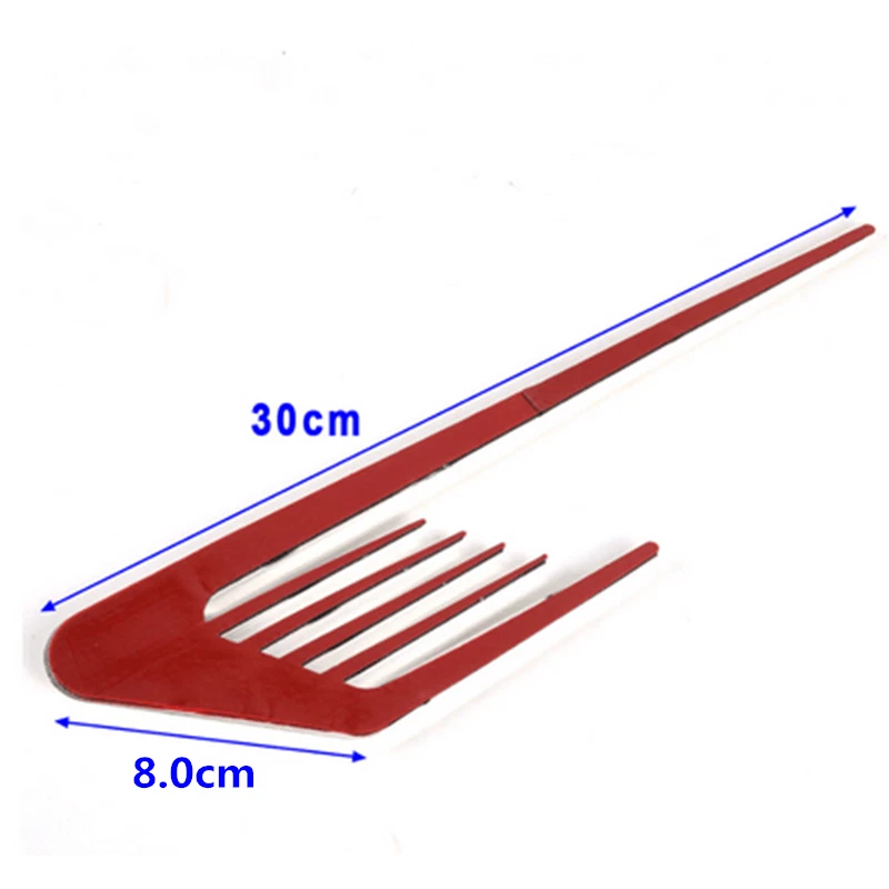 Silver Chrome Euro Style Car Air Intake Flow Side Fender Vent Hood Scoop Cover  — 第 2/4 张图片