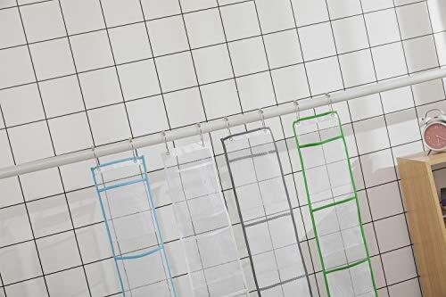 Hanging Storage Shower Caddy Organizer,Mesh Pockets for Gray - 第 6/7 張圖片