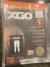 New 2 Pack XGO Midweight Tech Waffle Pants Size Small