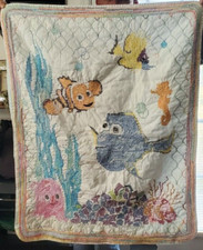 Disney's Finding Nemo Baby Cross Stitch Quilt 30" L x 38" H