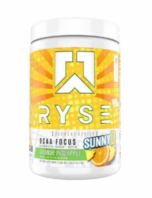 RYSE BCAA Focus Orange Pineapple 342g / 30 serv 09/24 + Samples
