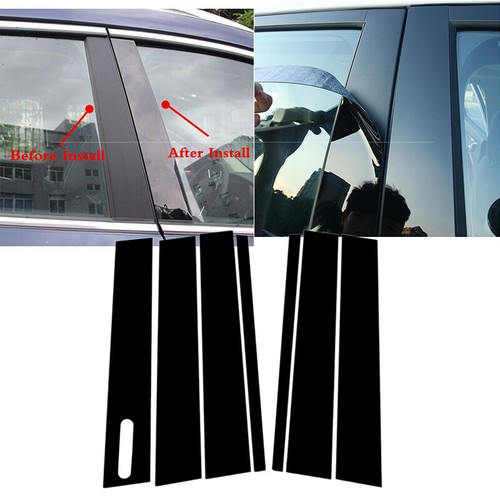 7PCS Car Pillar Post Cover Door Window Trim Stickers For Ford Explorer 2002-2010 - Picture 6 of 13