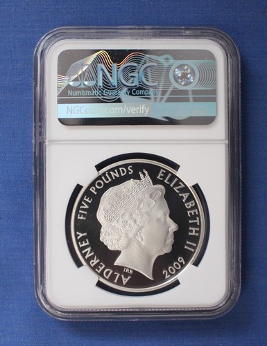 2009 Alderney Silver Proof £5 coin "Mini - Rally Mini" NGC Graded PF69 with COA - Picture 3 of 5