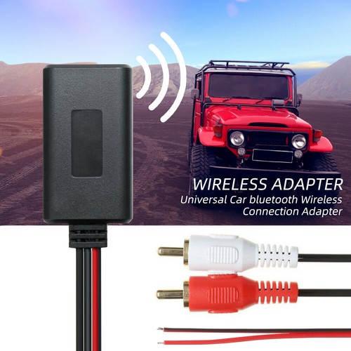 1PCS 12V Car Audio Stereo Bluetooth AUX Receiver Module 2 RCA Cable Adapter US - Afbeelding 2 van 12