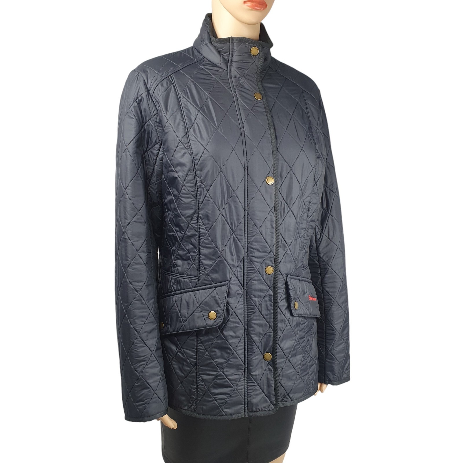 Barbour Cavalry Polarquilt Womens Navy Quilted Jacket… Gem