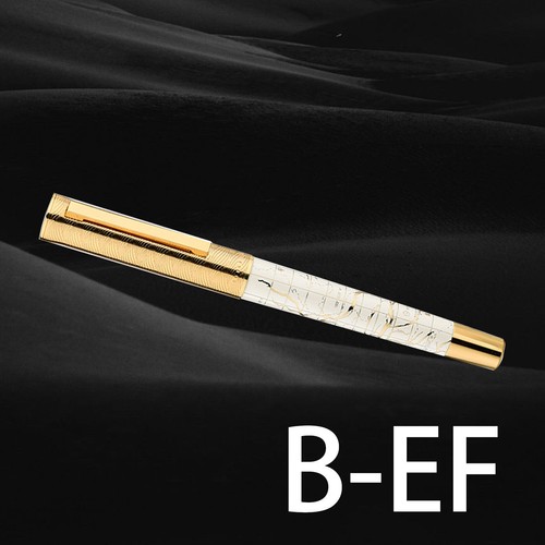 New Hongdian 1868 Metal Fountain Pen Iridium EF/F 0.38/0.5mm Nib Writing OfficFY - Picture 11 of 17