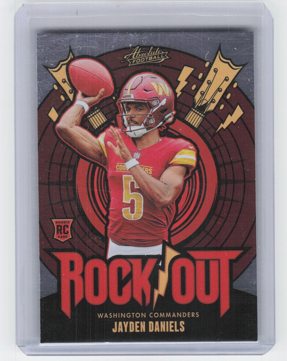 2024 Panini Absolute Jayden Daniels Rock Out Rookie RC Washington