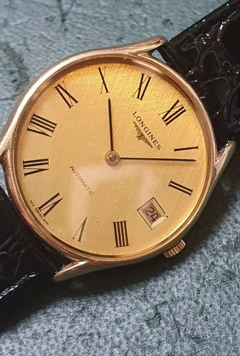 Vintage Longines 9ct Gents Automatic 
