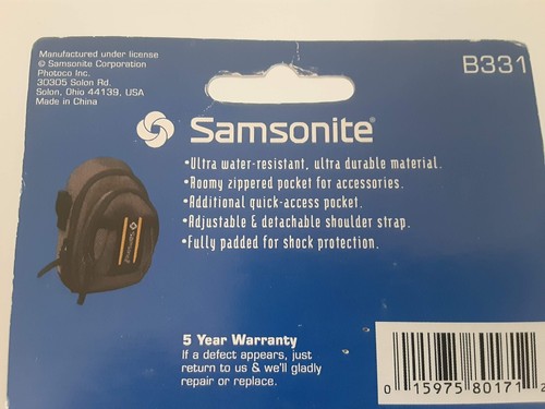 Samsonite Journey Small Camera 3 Pouch B331 Photo Carry Bag No Strap Included - Picture 3 of 5
