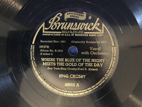 1944 ❅BRUNSWICK❅ Rare 10" 78-RPM 4-Record LP ~BING CROSBY Collection~ G ☆SONOMA☆ - Picture 17 of 24
