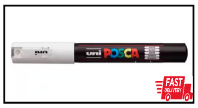 PC-1M Extra Fine Bullet Paint Marker White