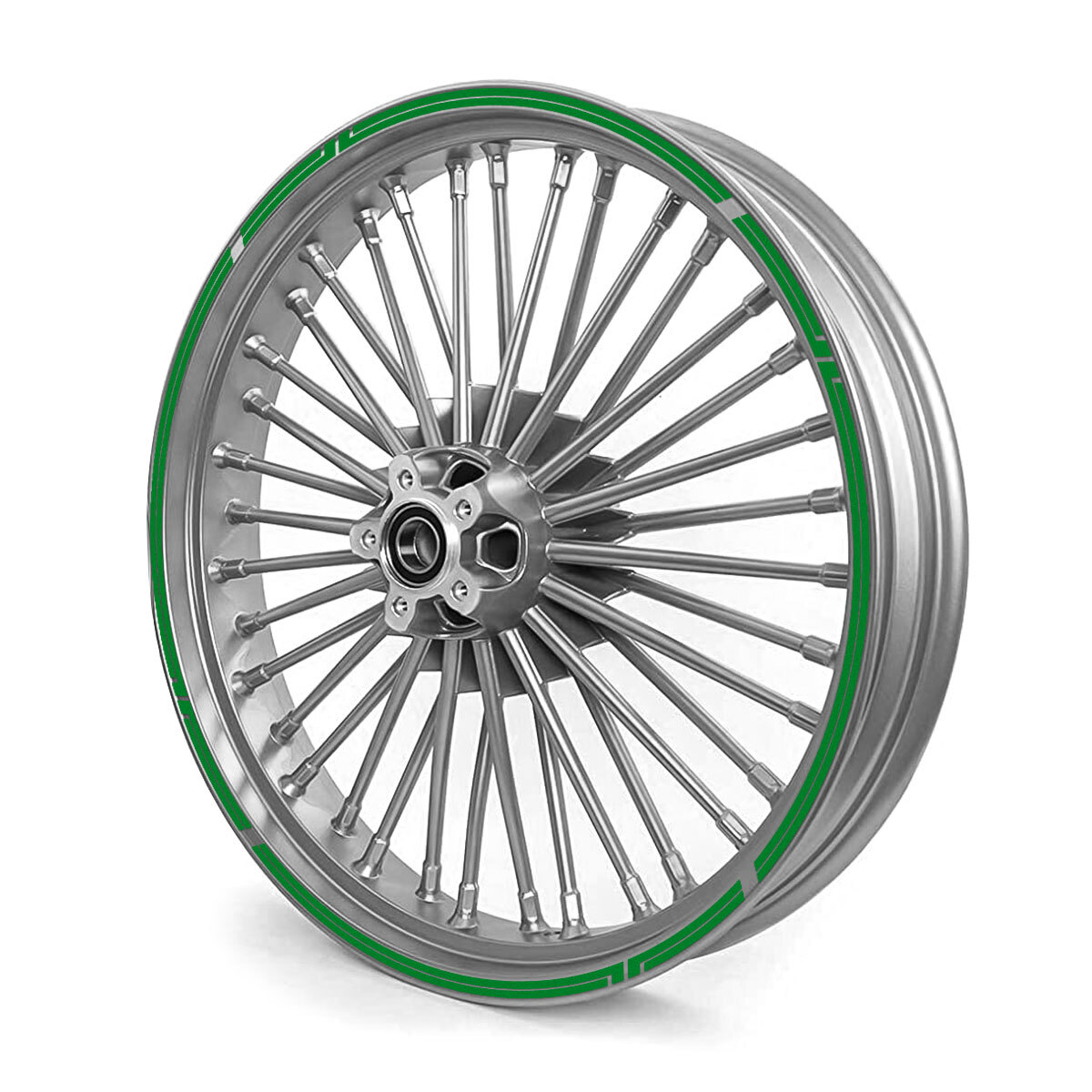 Set Profiles Rims 16/21 Techno Green for Moto Guzzi 850 V85 TT