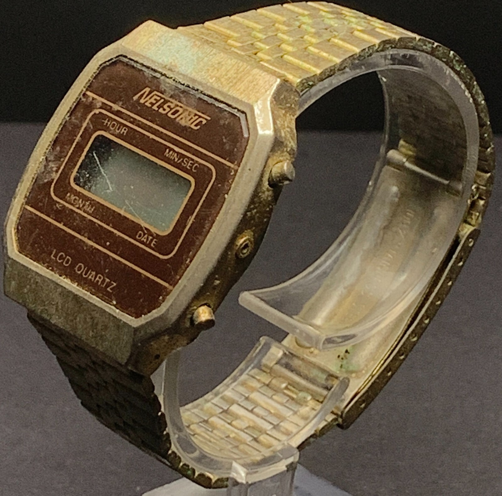 Vintage Nelsonic Men’s Digital Watch May Require Battery or Repair Untested