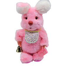 10" Vintage Battery Operated Musical Walking Easter Bunny In Original Box