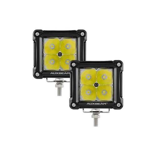 AUXBEAM 3" Inch LED Work Light Bar SPOT Pods for Jeep Driving Off-Road Fog Lamp - Picture 11 of 12