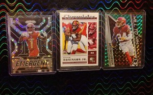 2022 Panini Prizm #E-10 Jahan Dotson RC Rookie Emergent Prizms No Huddle + 2! 🔥