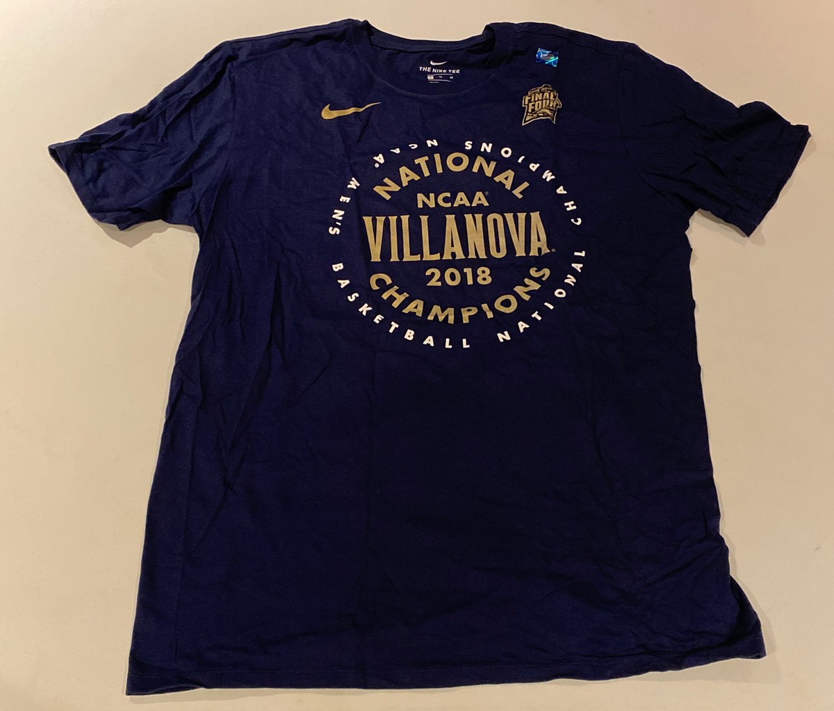 Nike Villanova Wildcats 2018 Basketball Championship T-shirt Mens