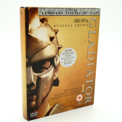 Gladiator Extended Special Edition DVD   Region 2/5   Action Drama   VGC