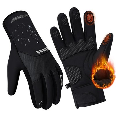 Vilico Winter Gloves for Men Women Cold Weather,Waterproof Small, black