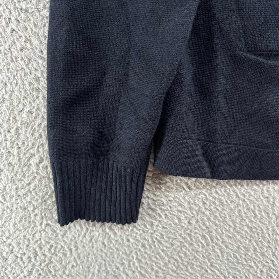 Abercrombie and Fitch Cardigan Mens XL Blue Y2K Preppy Button Up Knit Sweater - Image 3 of 4