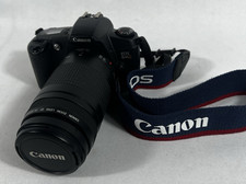 Canon EF 75-300mm Zoom Lens 1:4-5.6 II Black Japan w/ EOS Rebel G Camera