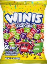 Chewy Candy Original Variety Taffy Candies Non-Melting 50 Pieces 4 Oz