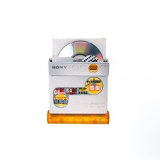Sony MZ-E800 Silver MDLP Portable Minidisc Player Orange Stand Demo / Plays